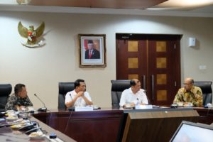 Kepala Staf Presiden Dr. Moeldoko bertemu Sekretaris Jenderal Shrimp Club Indonesia (SCI)