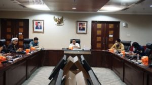  Kepala Staf Kepresidenan Dr. Moeldoko saat audiensi dengan DPP AMPI (Angkatan Muda Pembaharuan Indonesia) di Gedung Bina Graha, Jakarta